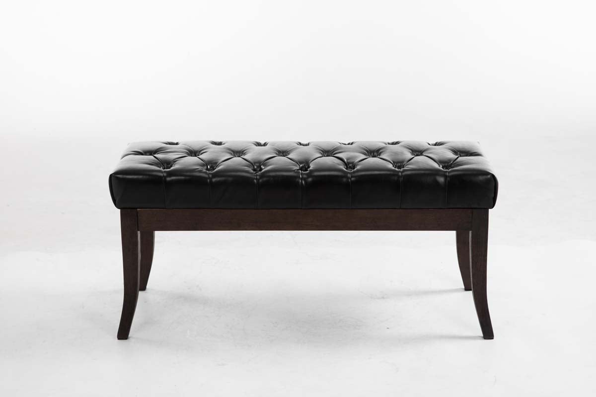 Sittbänk Ramses konstläder antik mörk