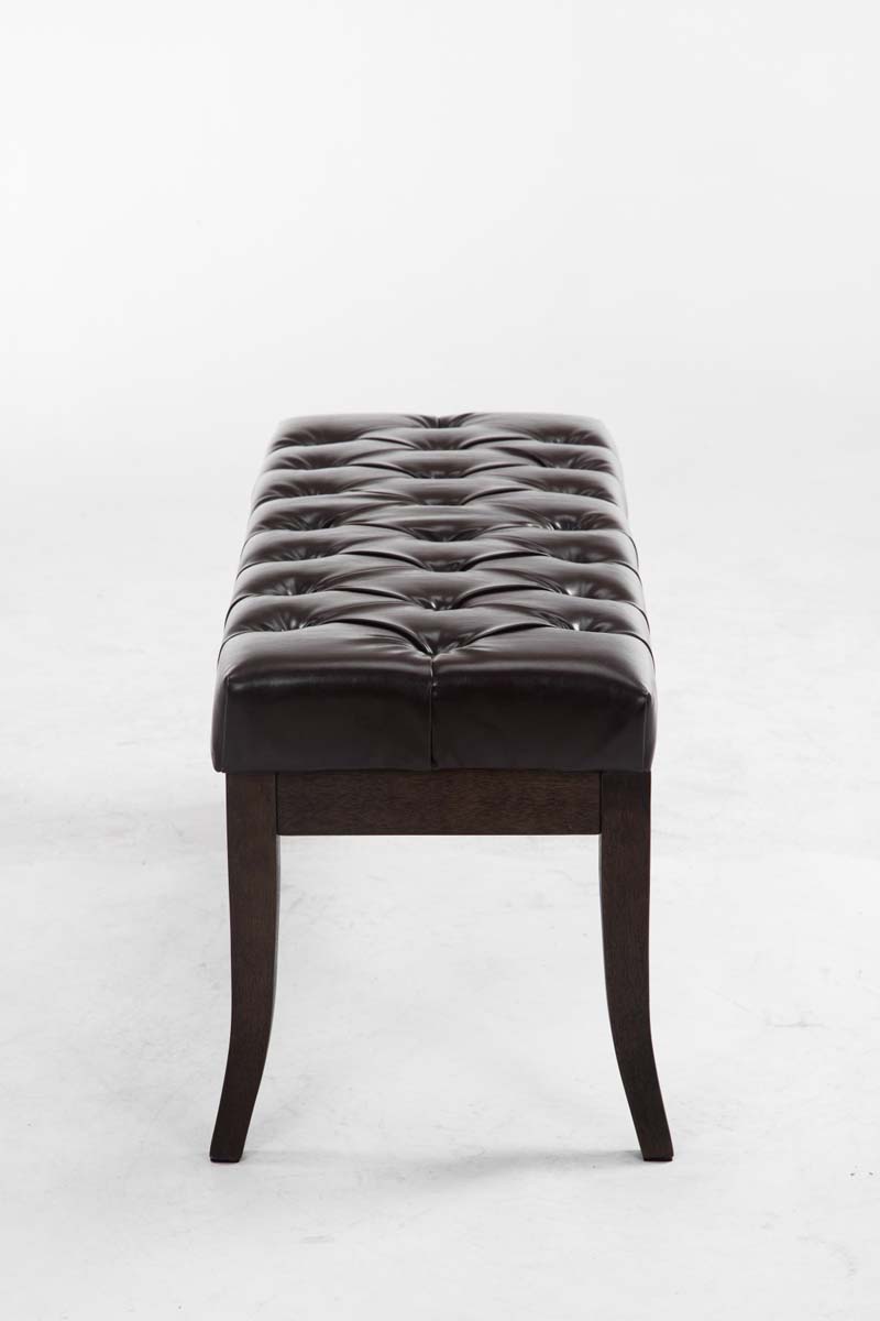 Sittbänk Ramses konstläder antik mörk