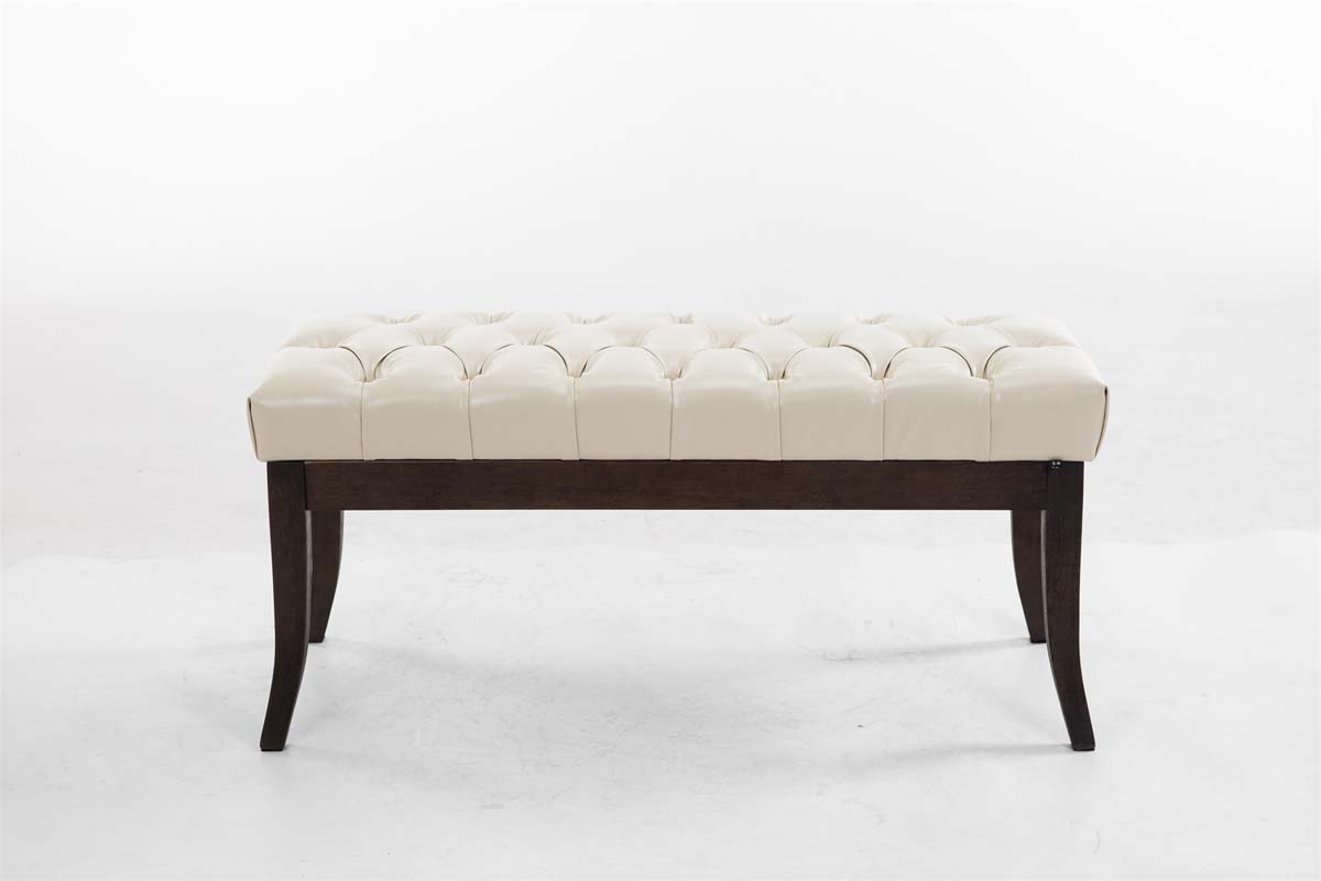 Sittbänk Ramses konstläder antik mörk