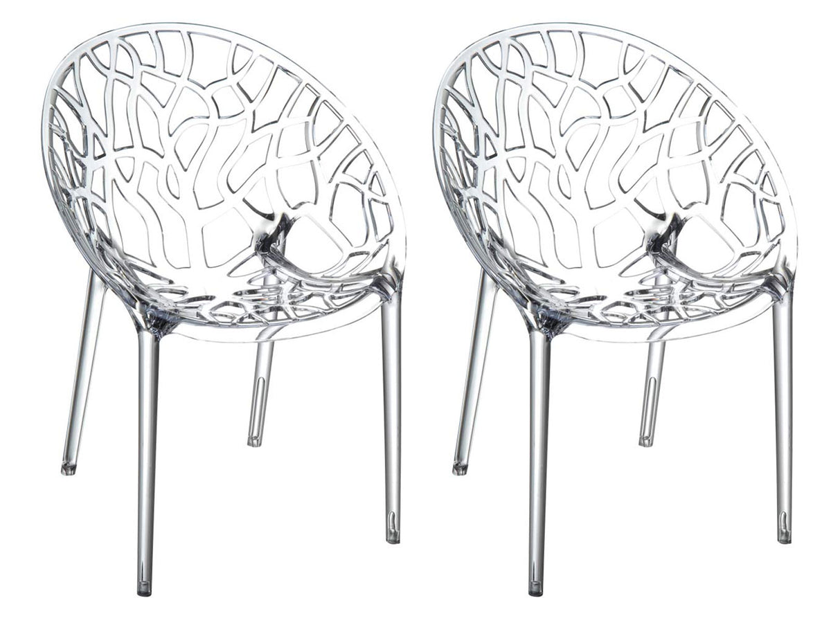 2-pack XXL trädgårdsstol Crystal