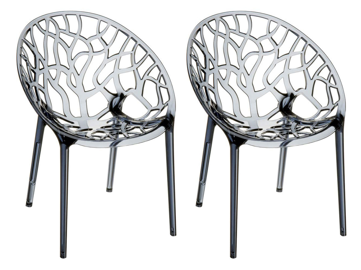 2-pack XXL trädgårdsstol Crystal