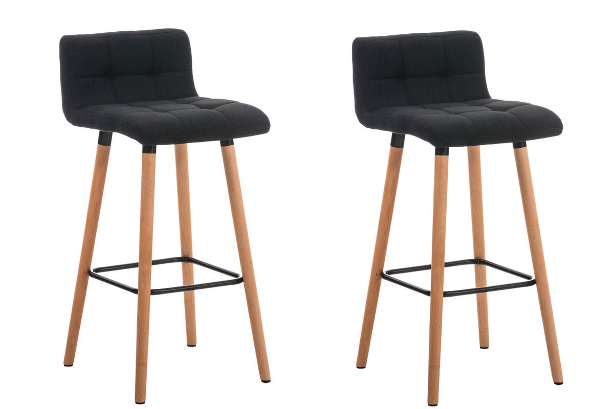 2-pack barstol Lincoln tyg