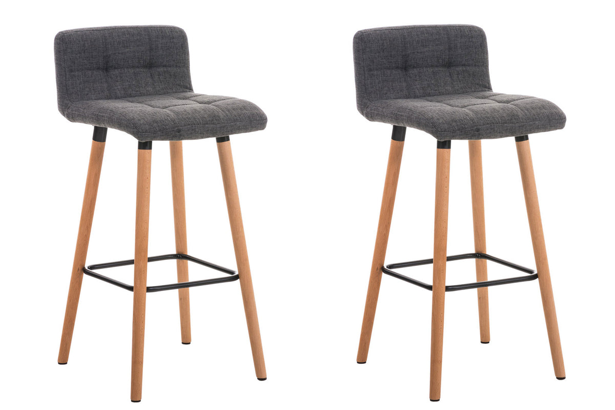 2-pack barstol Lincoln tyg