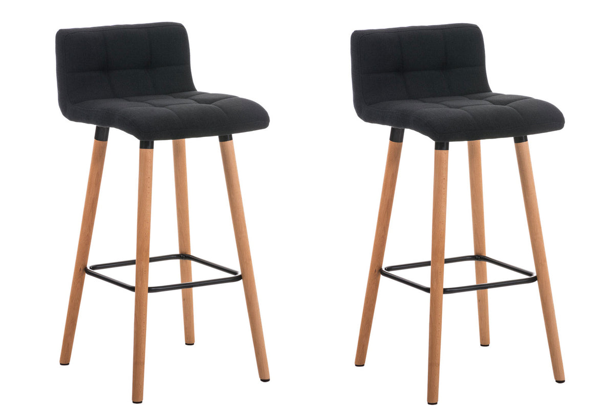 2-pack barstol Lincoln tyg
