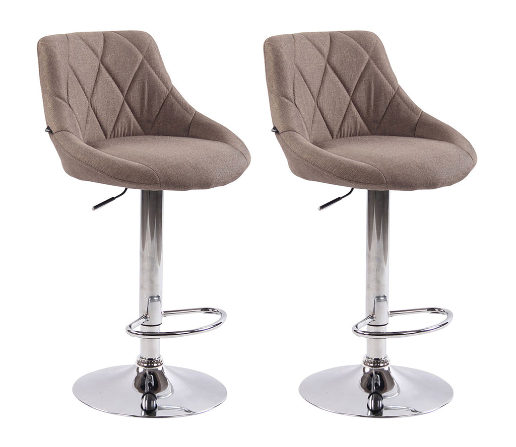 2-pack barstol Lazio tyg