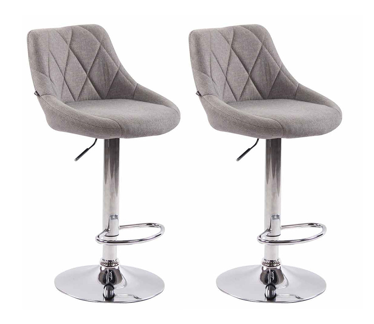 2-pack barstol Lazio tyg