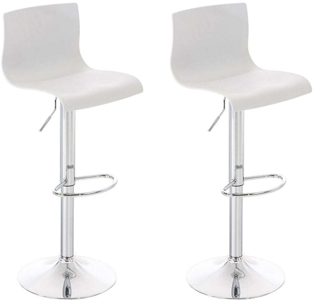 2-pack barstol Hover plast