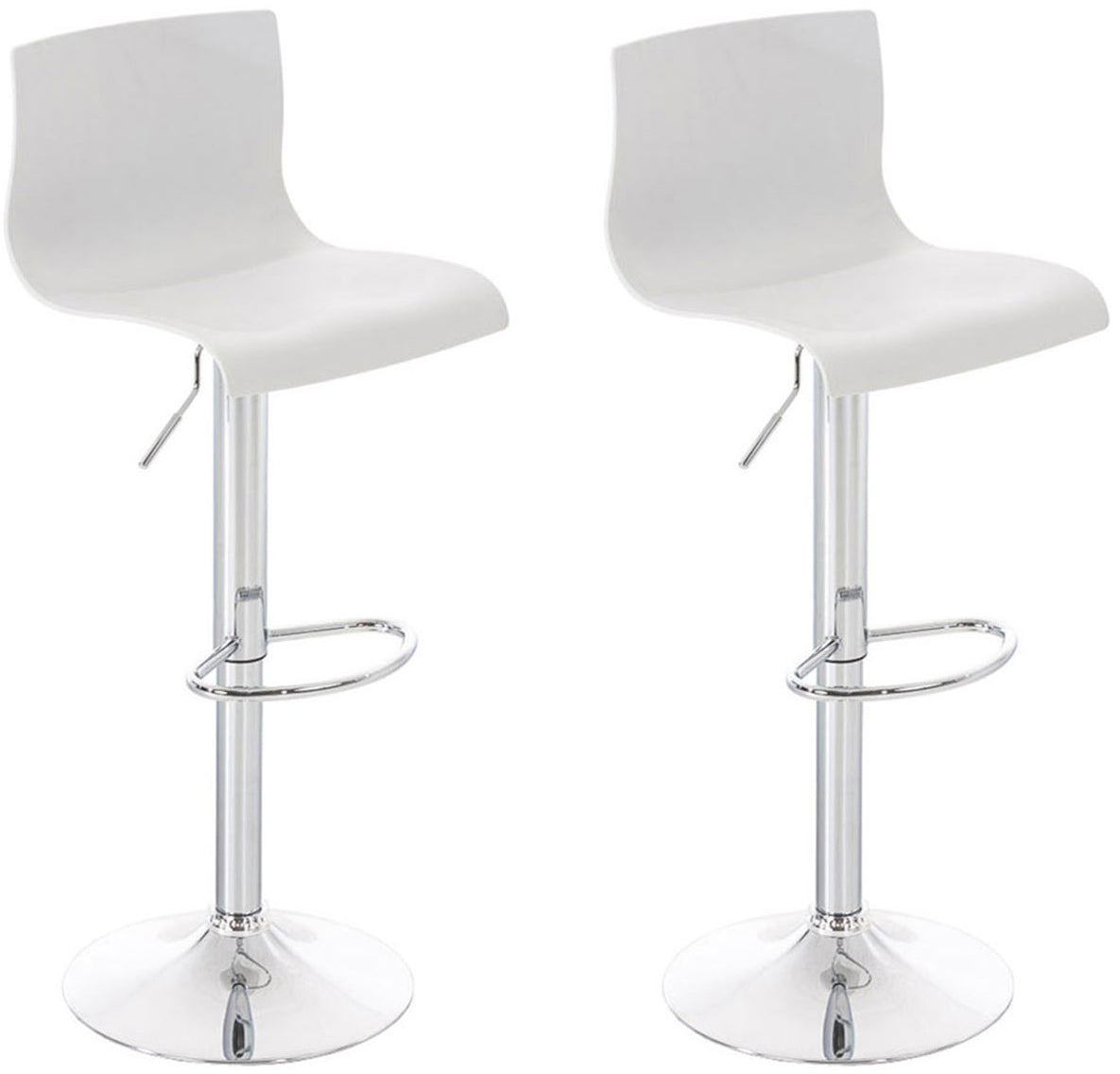 2-pack barstol Hover plast