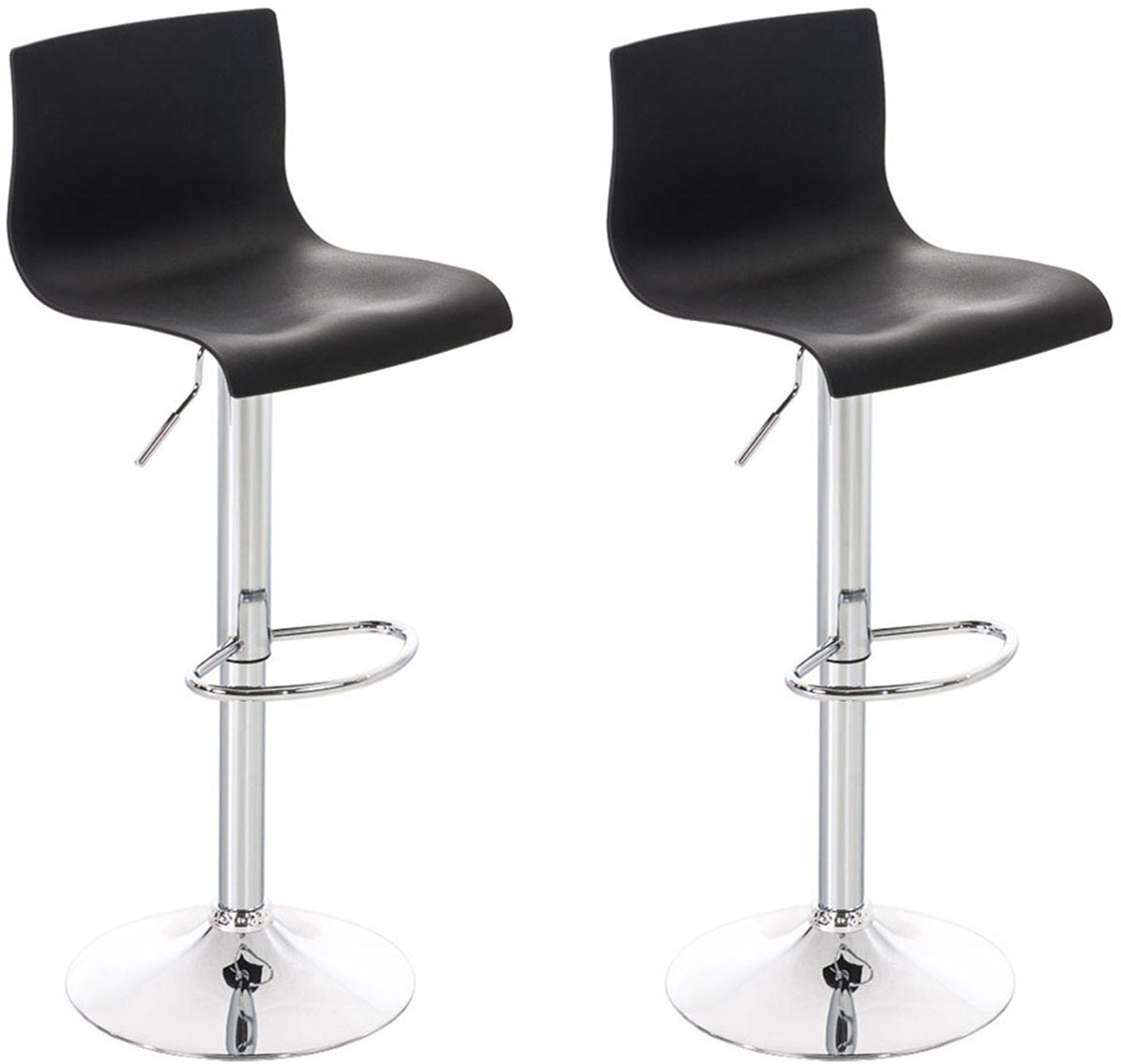 2-pack barstol Hover plast