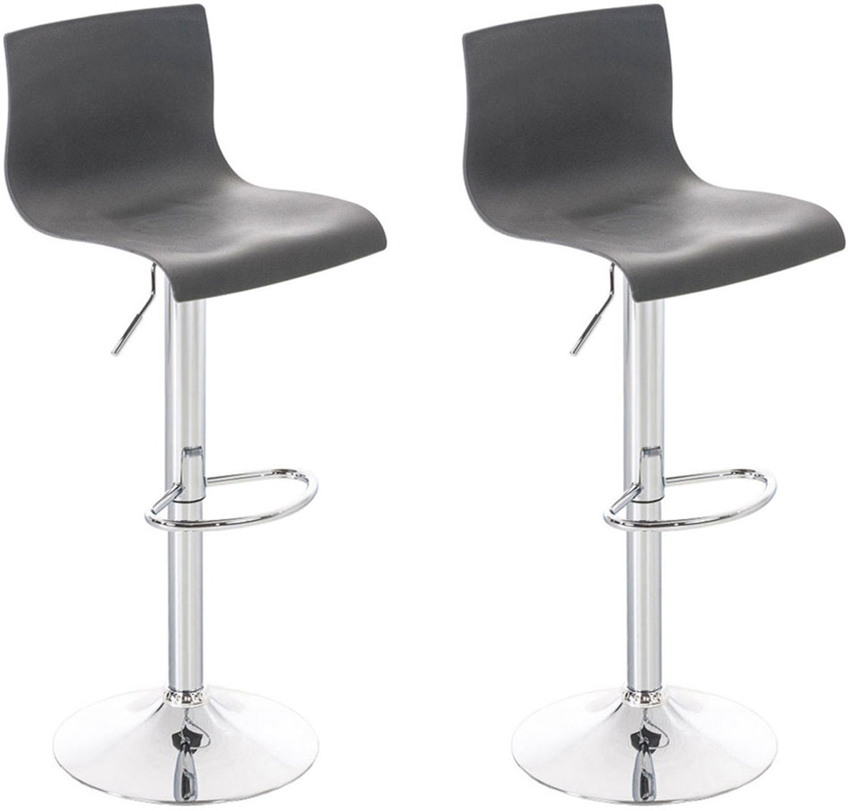 2-pack barstol Hover plast