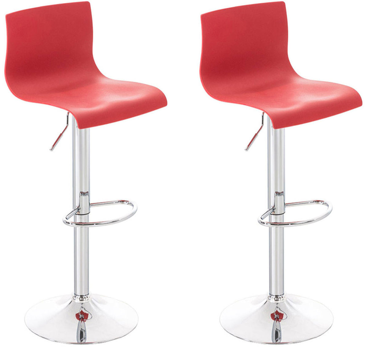 2-pack barstol Hover plast