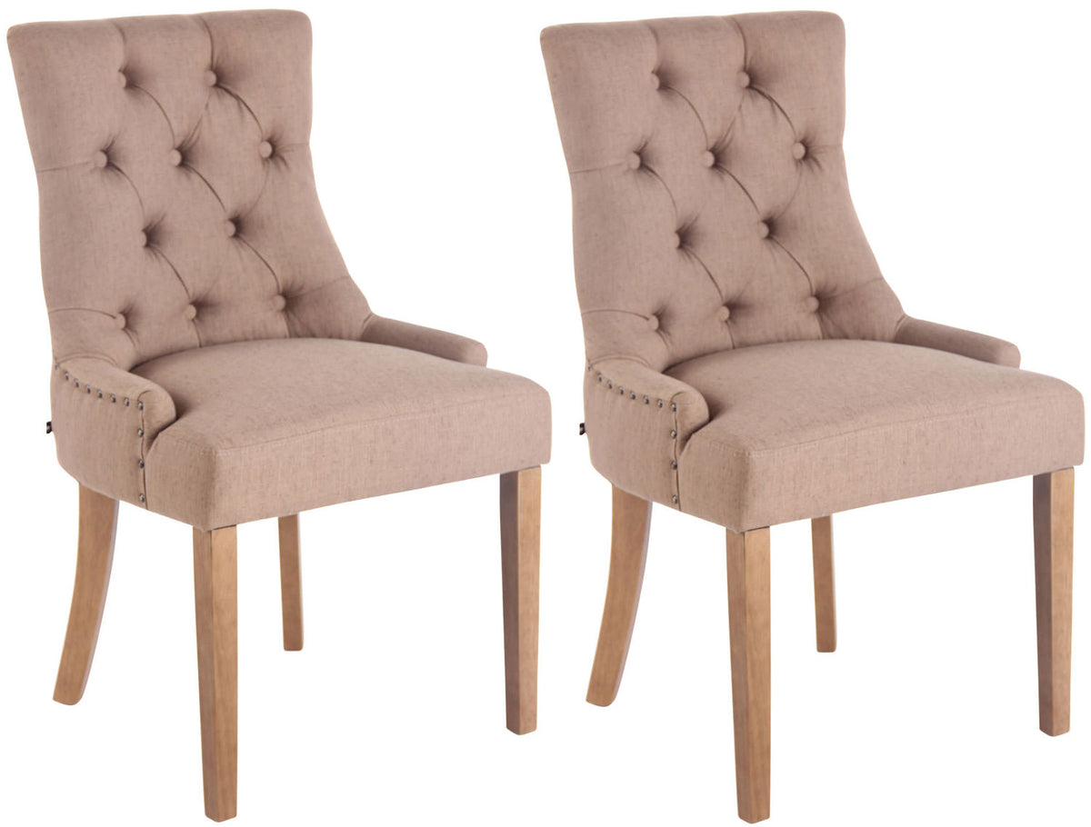 2-pack matstol Aberdeen tyg