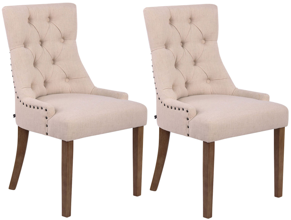 2-pack matstol Aberdeen tyg