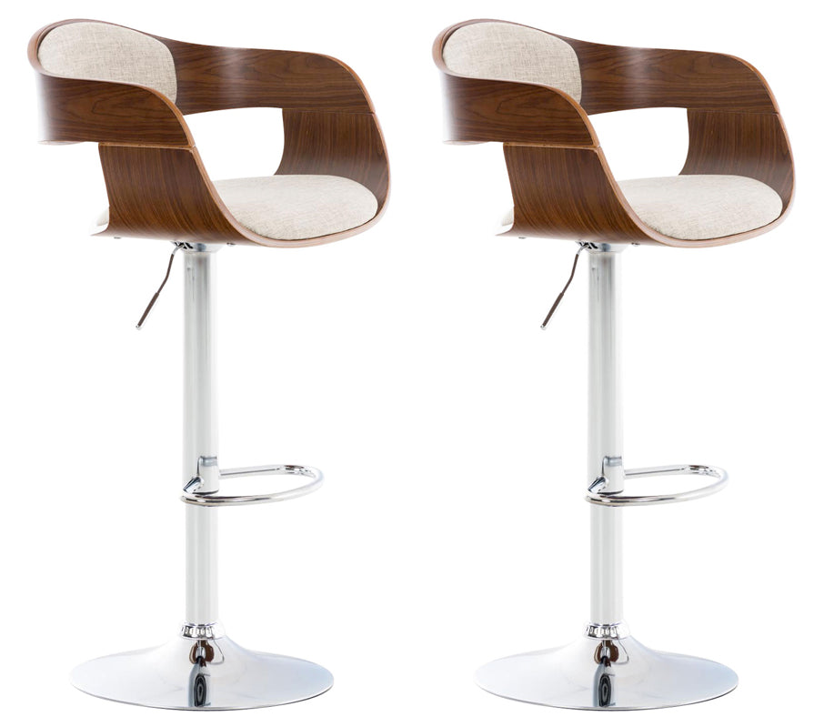 2-pack barstol Kingston tyg
