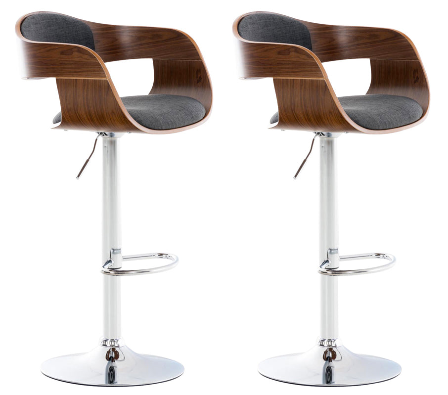2-pack barstol Kingston tyg