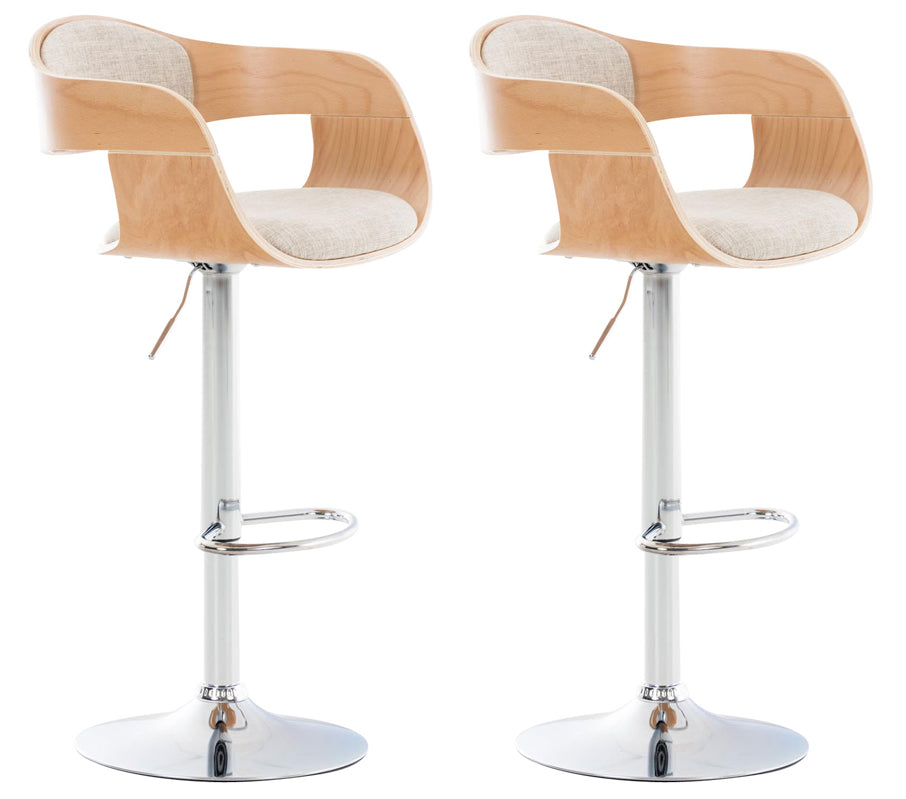 2-pack barstol Kingston tyg
