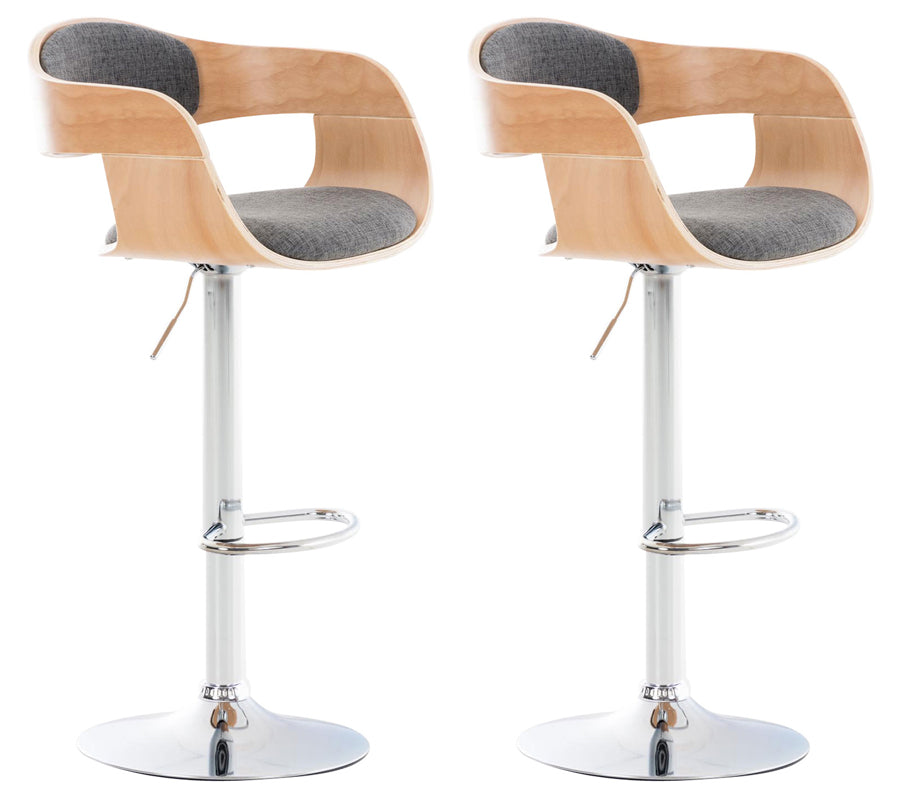 2-pack barstol Kingston tyg