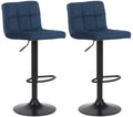 2-pack barstol Feni sammet
