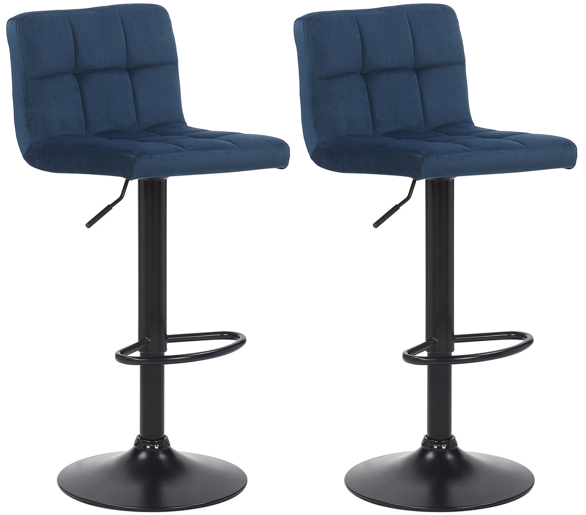 2-pack barstol Feni sammet
