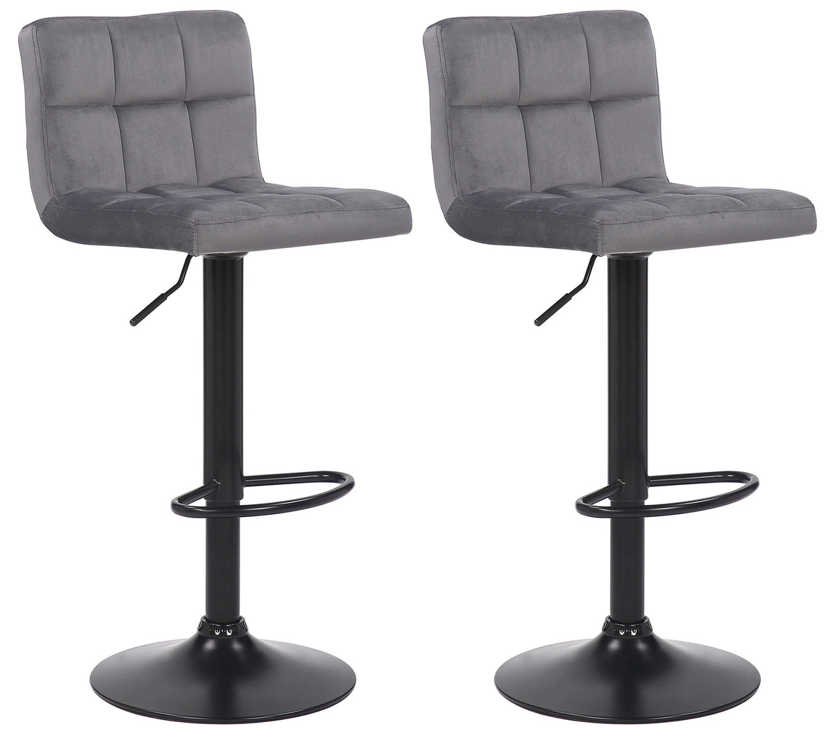 2-pack barstol Feni sammet