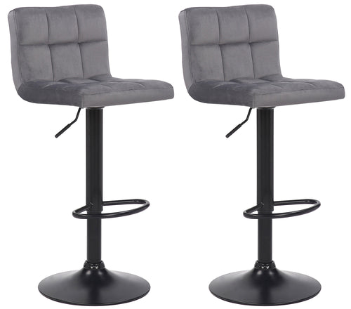 2-pack barstol Feni sammet