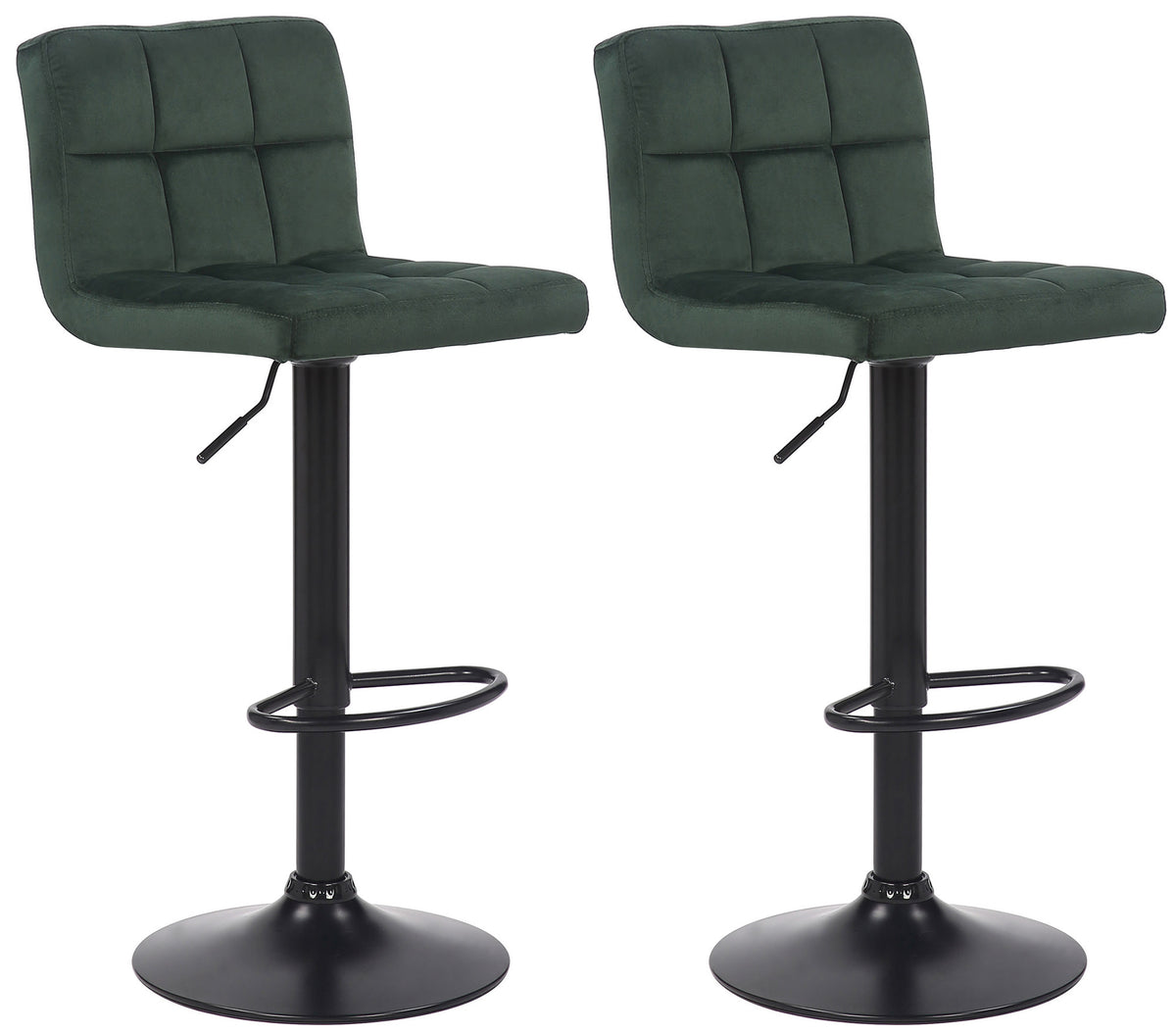 2-pack barstol Feni sammet
