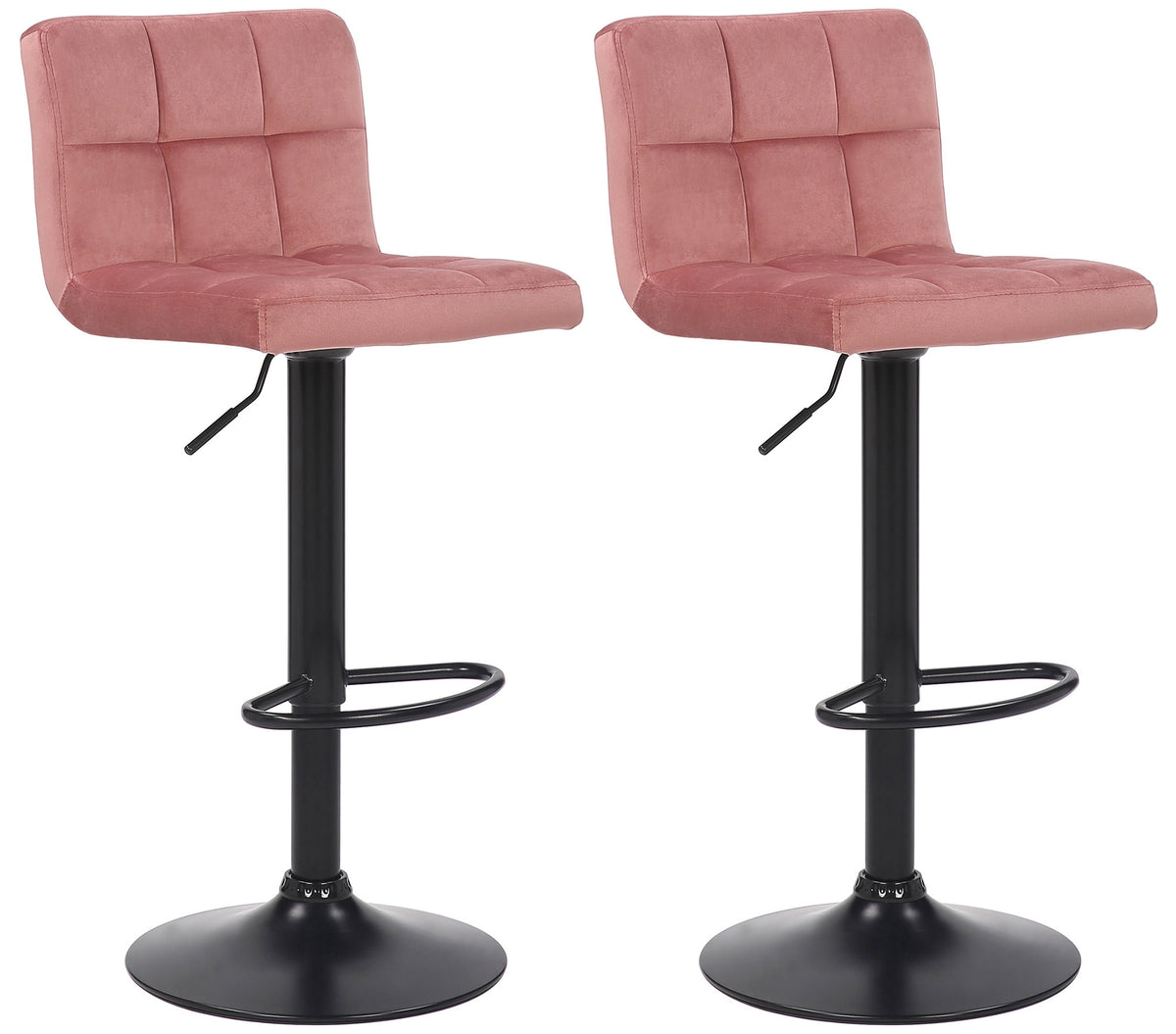 2-pack barstol Feni sammet