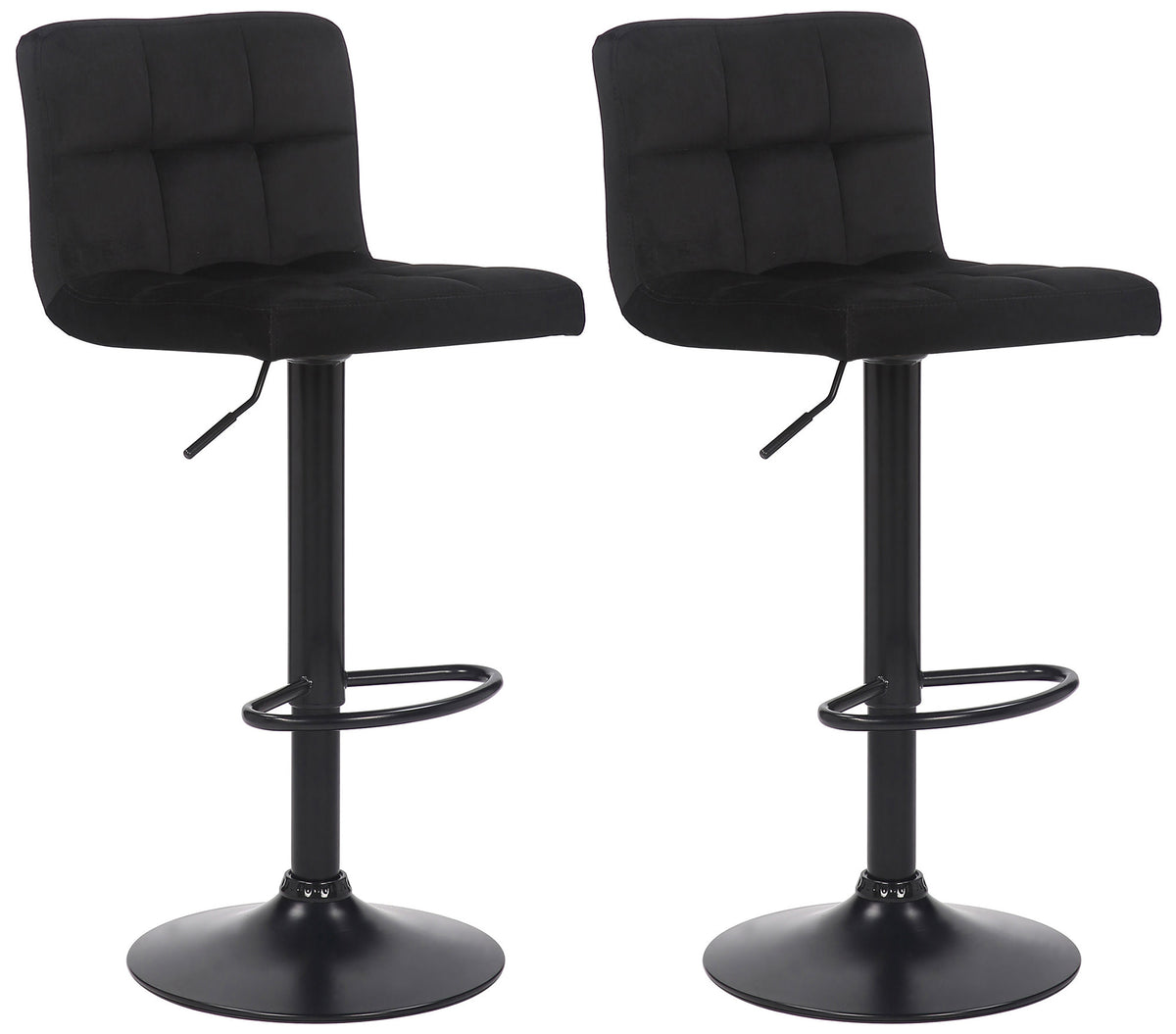 2-pack barstol Feni sammet