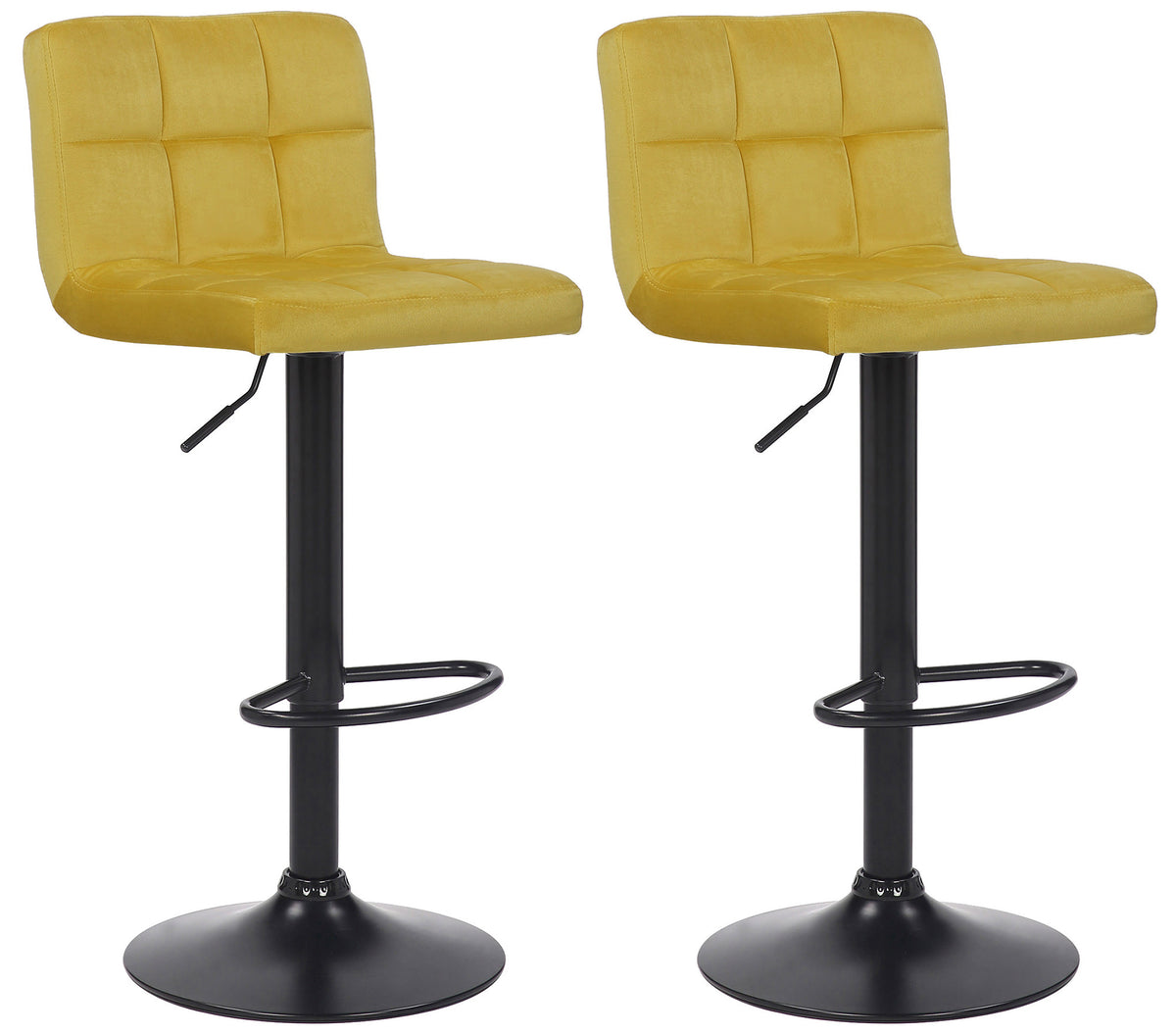 2-pack barstol Feni sammet