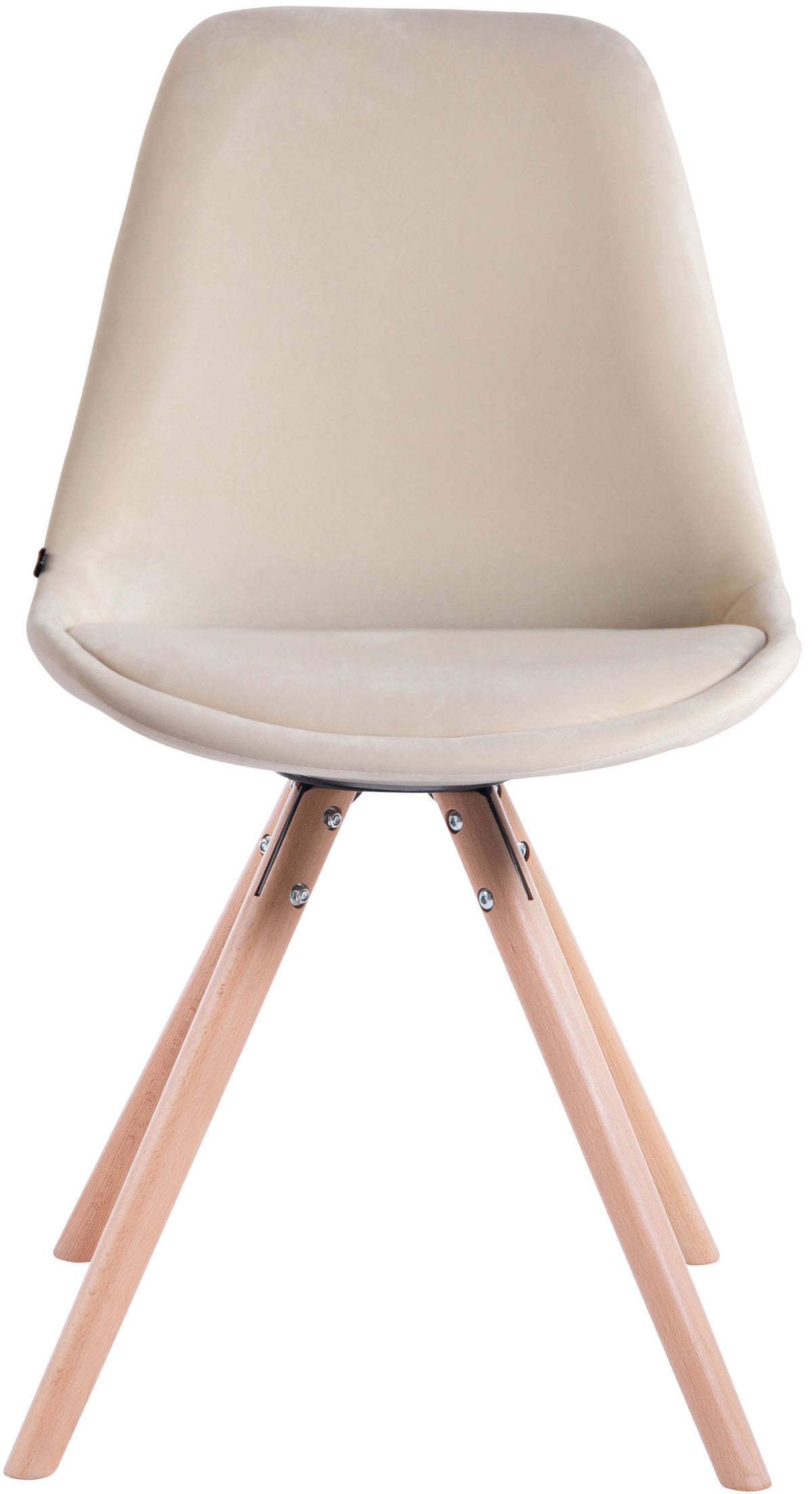 4-pack stolar Toulouse sammet rund