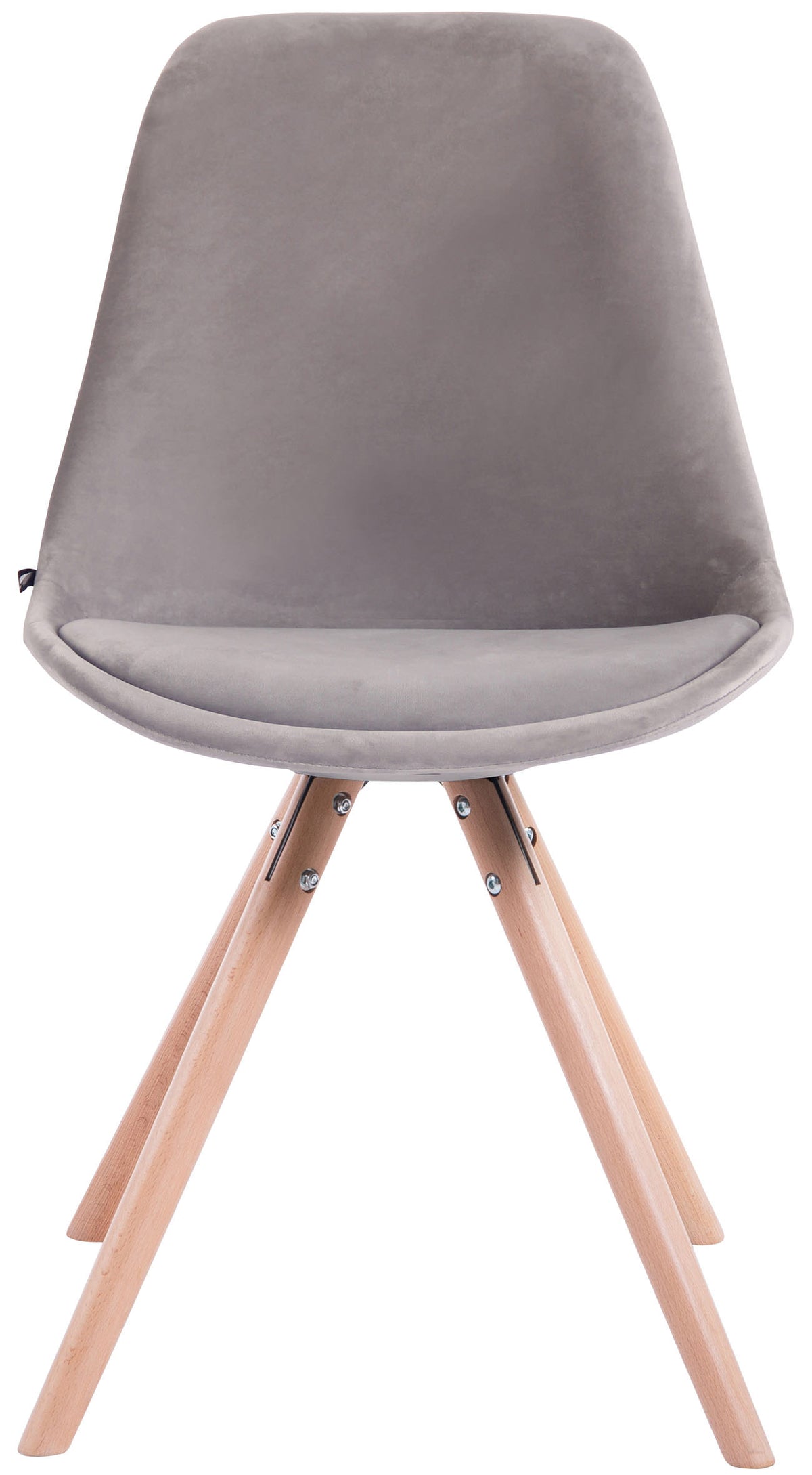 4-pack stolar Toulouse sammet rund