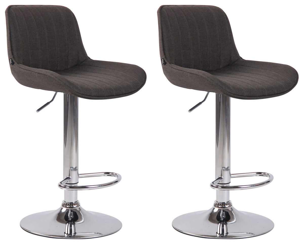 2-pack barstol Lentini tyg