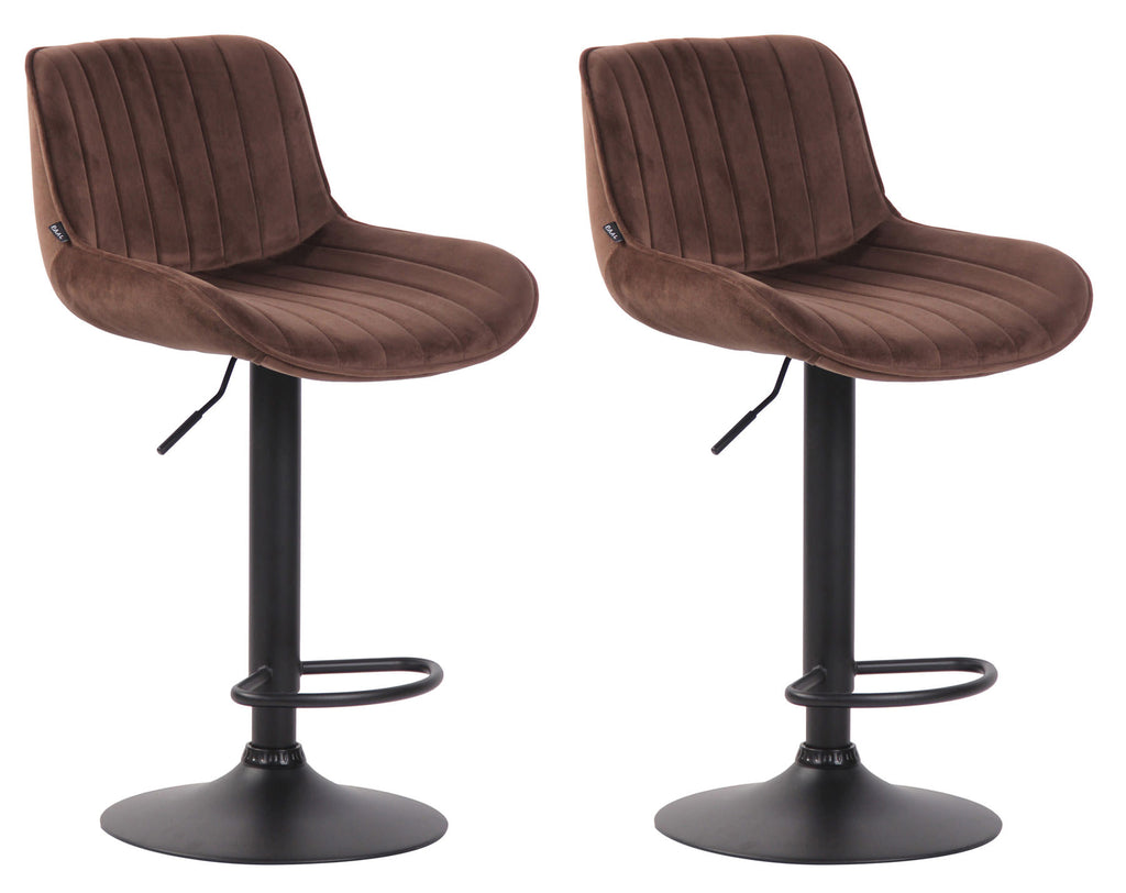 2-pack barstol Lentini sammet