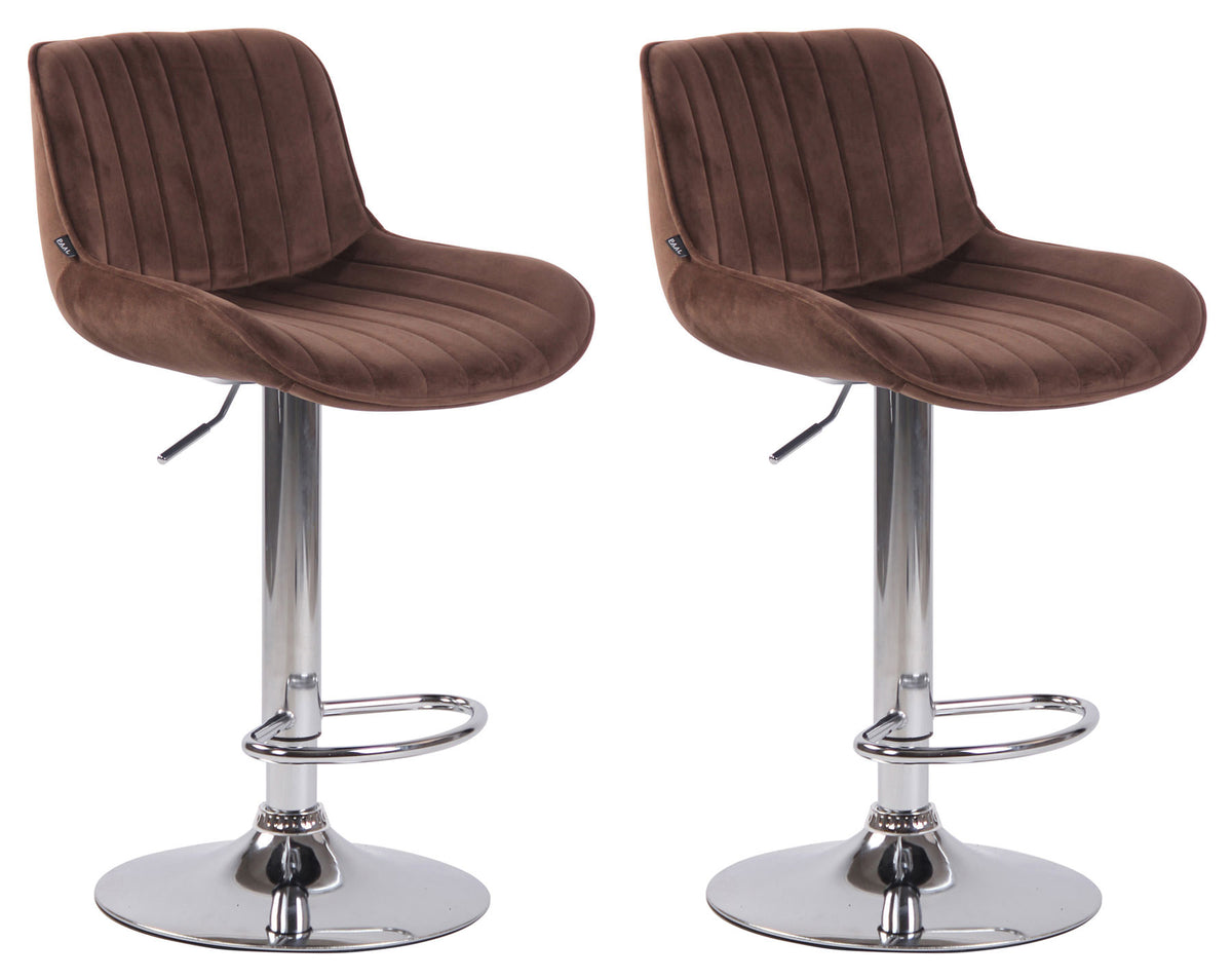 2-pack barstol Lentini sammet
