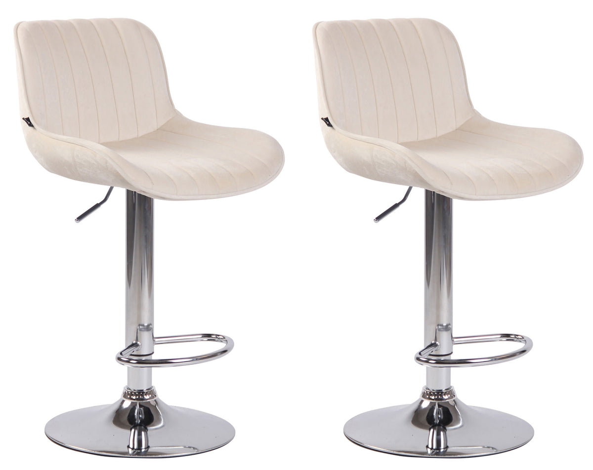 2-pack barstol Lentini sammet