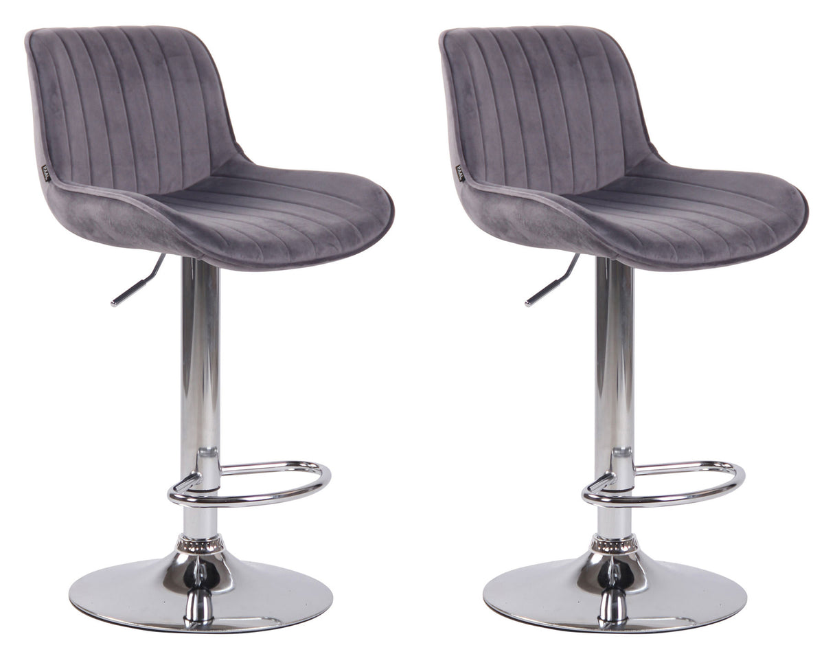 2-pack barstol Lentini sammet
