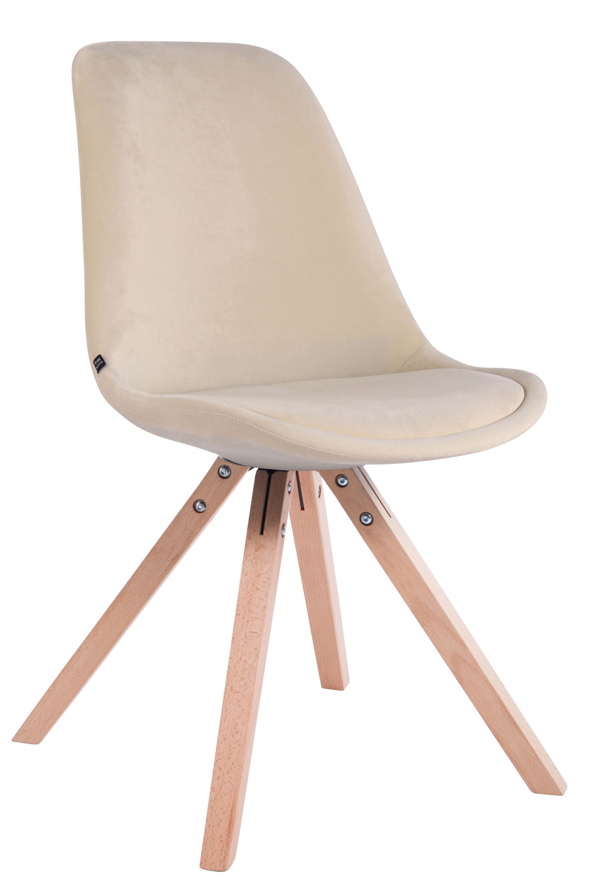 4-pack stolar Toulouse sammet Square