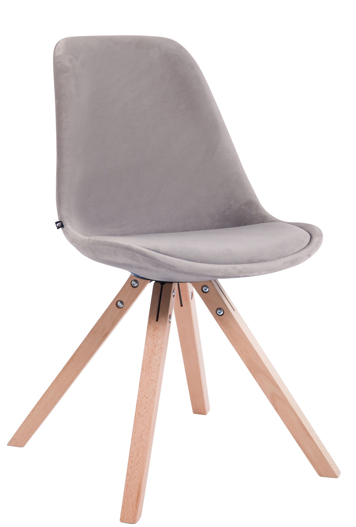 4-pack stolar Toulouse sammet Square