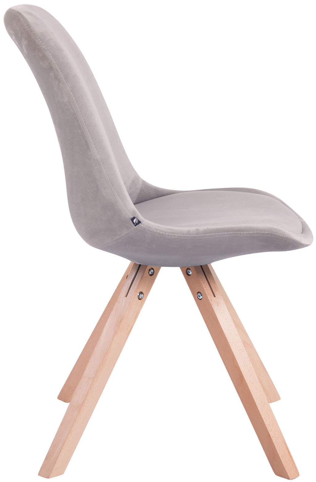 4-pack stolar Toulouse sammet Square