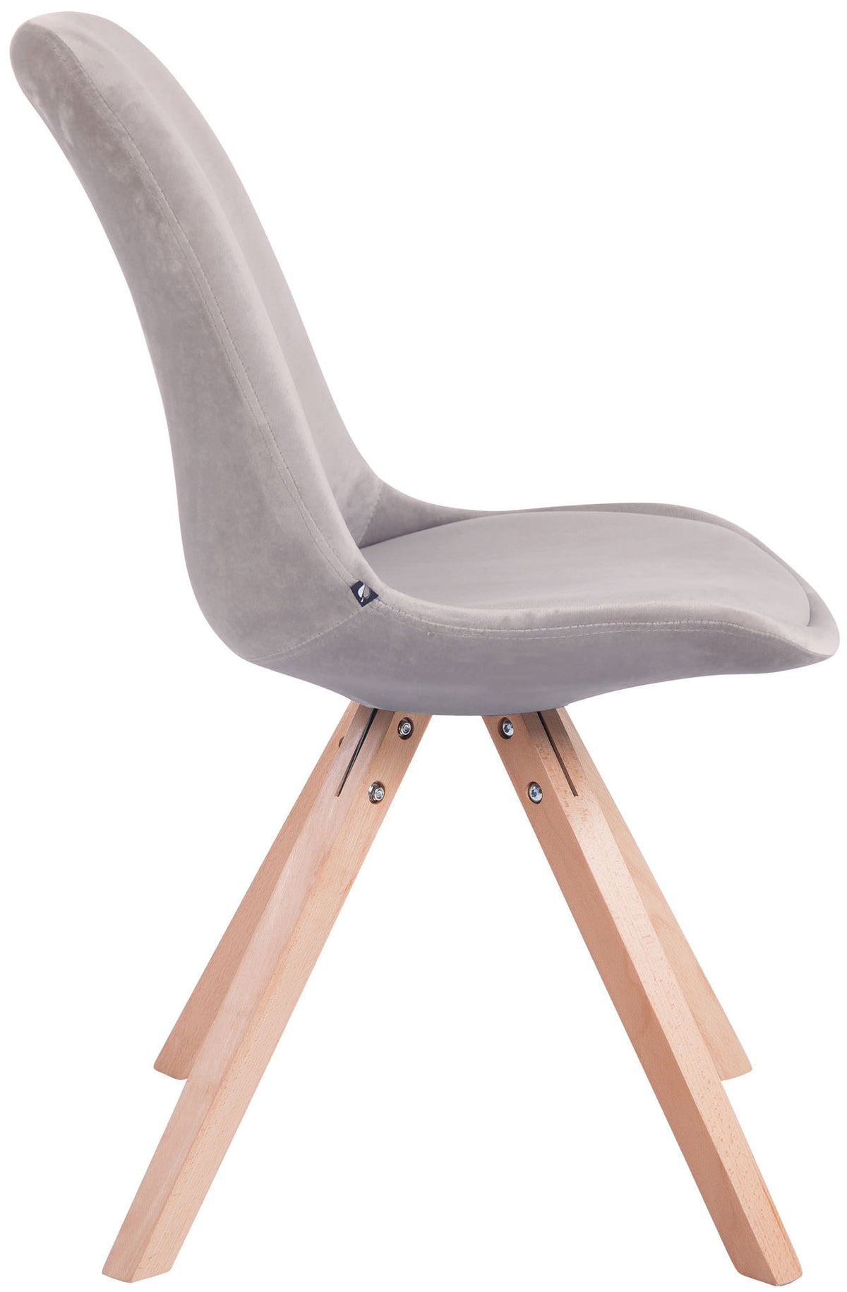 4-pack stolar Toulouse sammet Square
