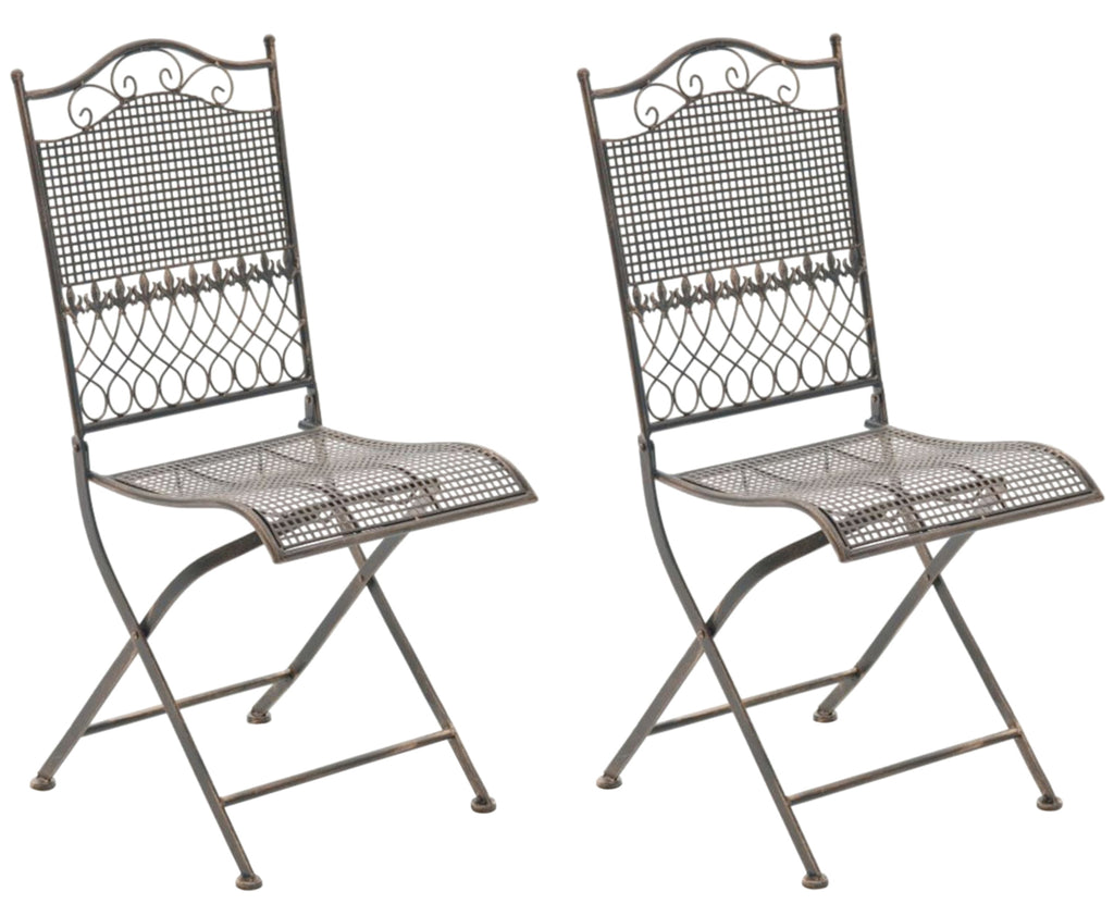 2-pack trädgårdsstolar Kiran