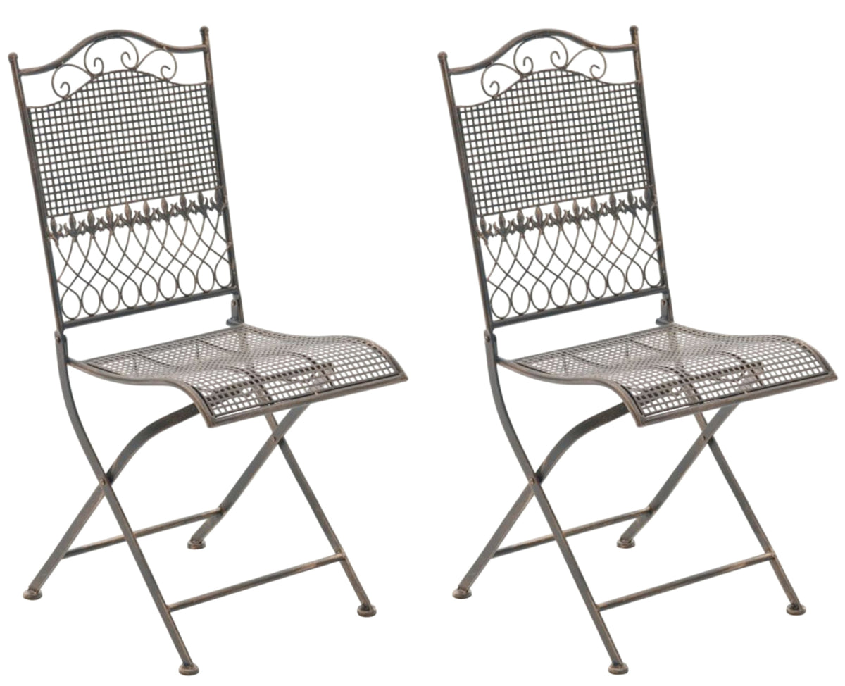 2-pack trädgårdsstolar Kiran
