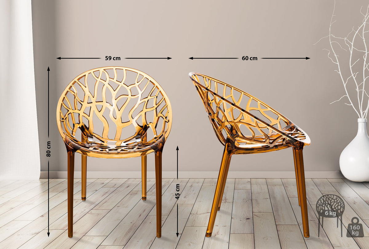 2-pack XXL trädgårdsstol Crystal
