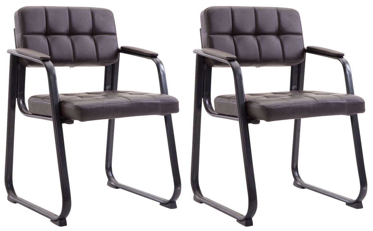 2-pack besöksstolar Canada B konstläder