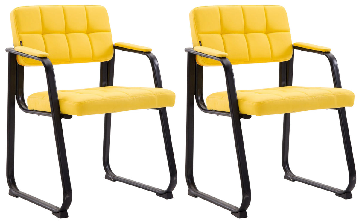 2-pack besöksstolar Canada B konstläder