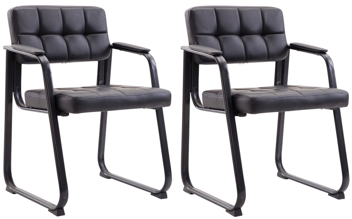 2-pack besöksstolar Canada B konstläder