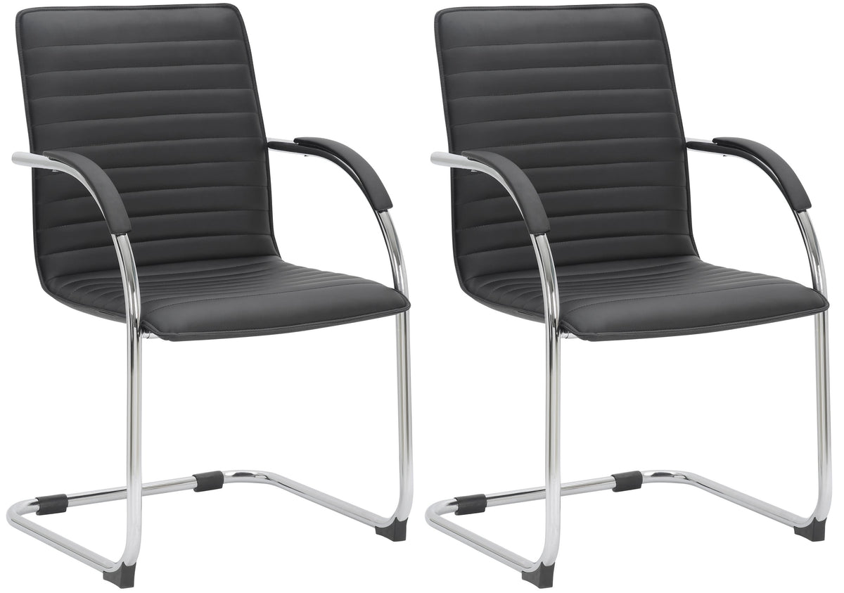 2-pack besöksstolar Tira konstläder