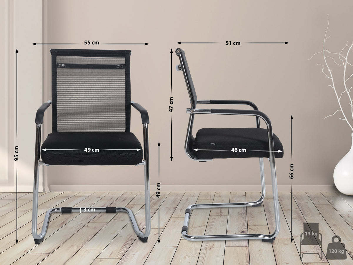 2-pack besöksstolar Denny