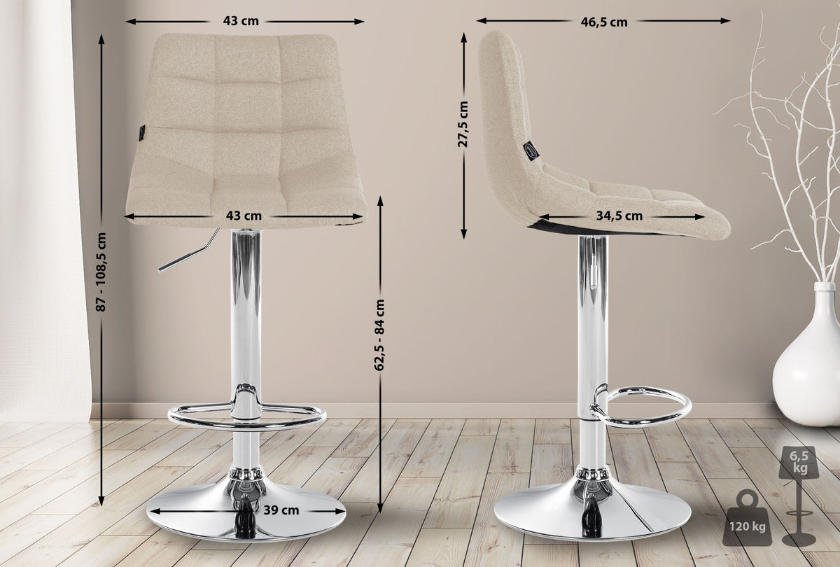 2-pack barstol Jerry tyg
