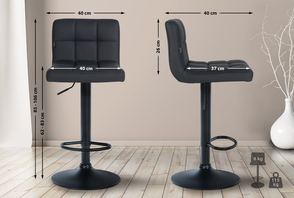2-pack barstol Feni konstläder